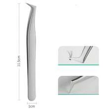 7 Peças Pinças de Extensão de Cílios de Aço Inoxidável de Alta Precisão - Ponta Reta ou Curva para Aplicação Perfeita - Ideal para Iniciantes em Maquiagem e Uso Profissional, Maquiagem, Barato, Decoração de Quarto, Penteadeira, Viagem, Quarto, Acessórios de Maquiagem, Pinças