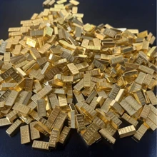 20/50/100/200 迷你金条 11x6mm - 风水招财摆件，家居办公幸运符，圣帕特里克节、复活节和斋月的完美礼物 - 彩色 - 查看 11