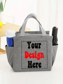 Custom Lunch Bag, Personalized Design, Stylish Insulated Lunch Bag, Large Capacity Camping Picnic Insulated Food Cooler Bag, Lightweight, Waterproof, Business, Suitable For Students, Beginners And White-Collar Workers. Suitable For Office, College, Work, Business, Commuting, Outdoor, Travel And Outing. Back To School Graduation Gift, Lunch Box Bag For Women Teachers, School Storage Bag, Teacher Storage Bag, Classroom Bag, Classroom Storage Bag