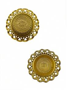 1 件，空心中东金色香炉，寺形状香炉，宰牲节香炉，EID 节日香炉，烛台摆件，房间装饰，场景装饰，卧室装饰（不含香） - 金色 - 查看 10