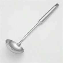 Heavy Duty 304 Stainless Steel Cookware Kitchen Cooking Utensils - Spatula,Ladle,Serving Spoon,Chef-Exclusive Stir-Fry - Silver - View 15