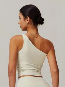 MASKERT Women's Vest, Sports Vest, Camisole Vest, High Elasticity Sports Vest, Home Commuting Vest, Skin Friendly And Comfortable To Wear - 奶油白 - 查看 4