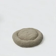 Cama de perro en forma de dona de peluche ultra suave - Base antideslizante, colchoneta de sueño acogedora para razas pequeñas y medianas