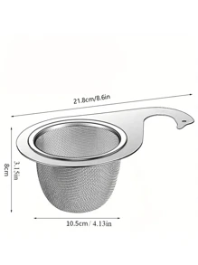 1pc Stainless Steel Gooseneck Kitchen Sink Strainer With Removable Handle, High Efficiency Wet And Dry Separation Drain Filter, Non-Electric, Metal Sink Strainer, Kitchen Drain Rack For Food Waste And Vegetable Filtering, Suitable For Kitchen, Bathroom Sink - Multicolor - View 5