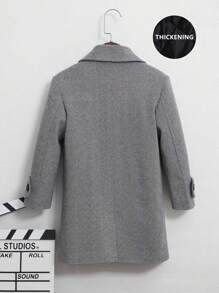 Young Boys Coat, Young Boy Warm Jacket, Collegiate Style With Lining, Autumn/Winter