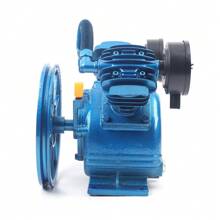 LOYALHEARTDY Air Compressor Pump Twin Cylinder 2 Piston V Style 2HP Head Single Stage Blue - Blue - View 3