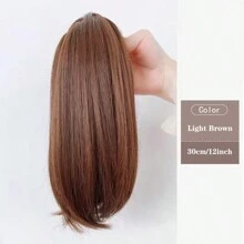 Synthetic High Temperature Resistant Micro Curly Hair Ponytail Wig Clip In Ponytail Coiffure Hair Accessory Women Ponytail Extensions Extensions Hair Suitable For Women Christmas Holiday Wigs - Multicolor - View 12