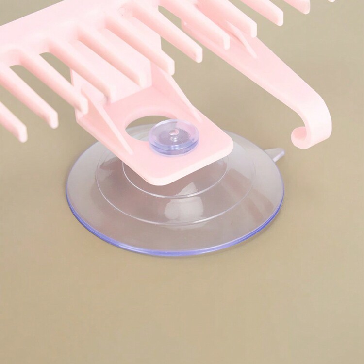 Wig Stand Rack, ABS Wig Holder In Black, Pink, Blue. Wig Extension Clip Hanger, Hair Bundle Wash Weft Wig Display Stand - Multicolor - View 5