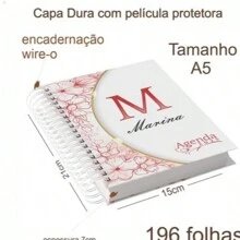 Personalized Agenda 2025 - 1 Day Per Page, A5, Monthly Planning, Objectives And Goals, Checklist, My Data - Red Passion - View 2