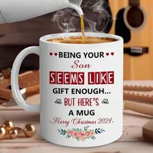 Sister Gift - Being Your Sister Seems Like Gift Enough - Christmas, Birthday, New Year Gift For Sister, Women - Humor Gift Mug From Younger Brother,Older Brother - Ceramic Mug 11 OZ - Mug 14 - View 2