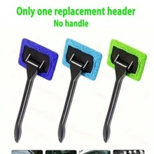 Window Wind Shield Cleaning Tool: Ultra Microfiber Car Glass Squeegee & Cleaner Brush - Multicolor - View 3