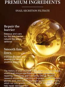 肌肤保湿套装-高级蜗牛96%粘蛋白能量精华+蜗牛粘蛋白96%面部保湿霜+蜗牛粘蛋白多肽眼霜+面霜，日常保湿紧致韩国护肤套装，补水保湿滋润保湿，秋冬护肤的最佳选择！ - 白金 - 查看 7