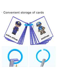 28 张专业词汇抽认卡，有趣的英语单词学习材料，适用于家庭、学校、儿童和幼儿教育活动，口袋卡