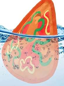 1 件爱狗人士和狗妈妈喜爱的咀嚼玩具披萨汉堡形状爱猫/爱狗人士礼物和狗/猫妈妈喜爱的宠物发声玩具，适用于小型、中型、大型爱狗人士和狗妈妈喜爱的牙齿清洁吱吱作响的爱狗人士和狗妈妈喜爱的玩具爱猫/爱狗人士礼物和狗/猫妈妈喜爱的宠物用品 - 彩色 - 查看 4