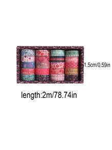 6 Rolls/18 Rolls, Retro Romantic Valentine's Day Washi Tape Set, Love And Love Pattern Design Creative Sticker Rolls, Suitable For Scrapbook Decoration Holiday Card Decoration Card Making - Handbook Gifts For Friends Back To School