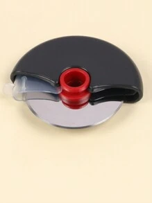 1pc Stainless Steel Pizza Cutter Wheel With Blade Cover