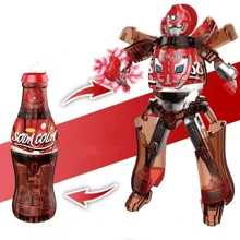 Soda Can Transform Robot Drink DIY Transform Doll Action Figure Decompression Doll - Multicolor - View 5