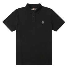 Timberland Men Casual Loose Fit Polo Shirt, Outdoor Sports Stand Collar, Fitness & Business, Short Sleeve - A24H2001