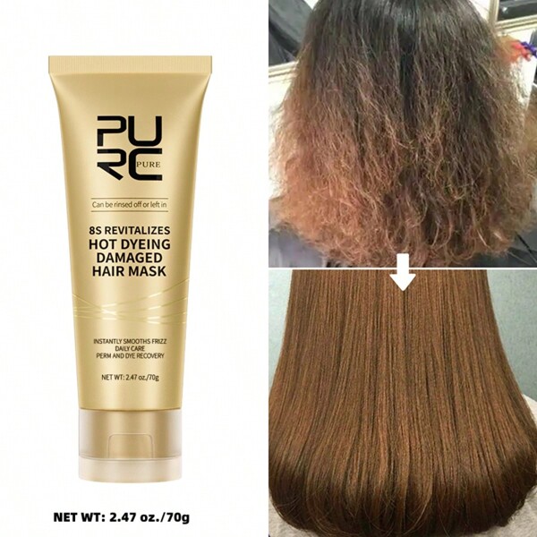 PURC 8 Seconds Hair Mask Professional Keratin Treatment Cream Smoothing Straightenig Soft Repair Damaged Frizz Hair Care Product