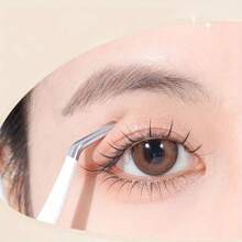 4 Peças Conjunto de Encurvadores de Cílios, Pinças de Aço Inoxidável, Pinças Curvas, Ferramentas Essenciais para Extensão de Cílios para Esteticistas, Pinças de Precisão para Cílios para Artesanato, Pinças para Adesivos, Adequado para Presentes e Decorações, Maquiagem, Barato, Decoração de Quarto, Penteadeira, Viagem, Quarto, Acessórios de Maquiagem, Pinças