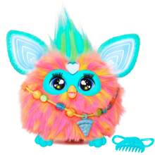 Hasbro Furby Coral, 15 modnych akcesoriów, interaktywne pluszowe zabawki dla 6-letnich dziewczynek i chłopców i starszych, animatronika aktywowana głosem