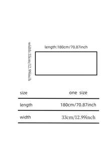 1PC Women's Simple Christmas Red Solid Color Regular Pashmina Imitation Cashmere Scarf, Suitable For Seasonal Changes, Daily Wear, Windproof And Warm Winter Fall - Burgundy - View 4