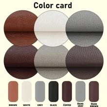 500cm Large-Sized Sofa Renovation And Lychee Patterned Leather 3M Adhesive Self-Adhesive Repair Patch, Suitable For Furniture/Walls/Sofas/Tents/Car Seats/Leather Jackets/Furniture Renovation And Repair/Damage Repair, 7 Main Colors And Multiple Size Specifications Available For Free Selection, Simple And Easy To Operate