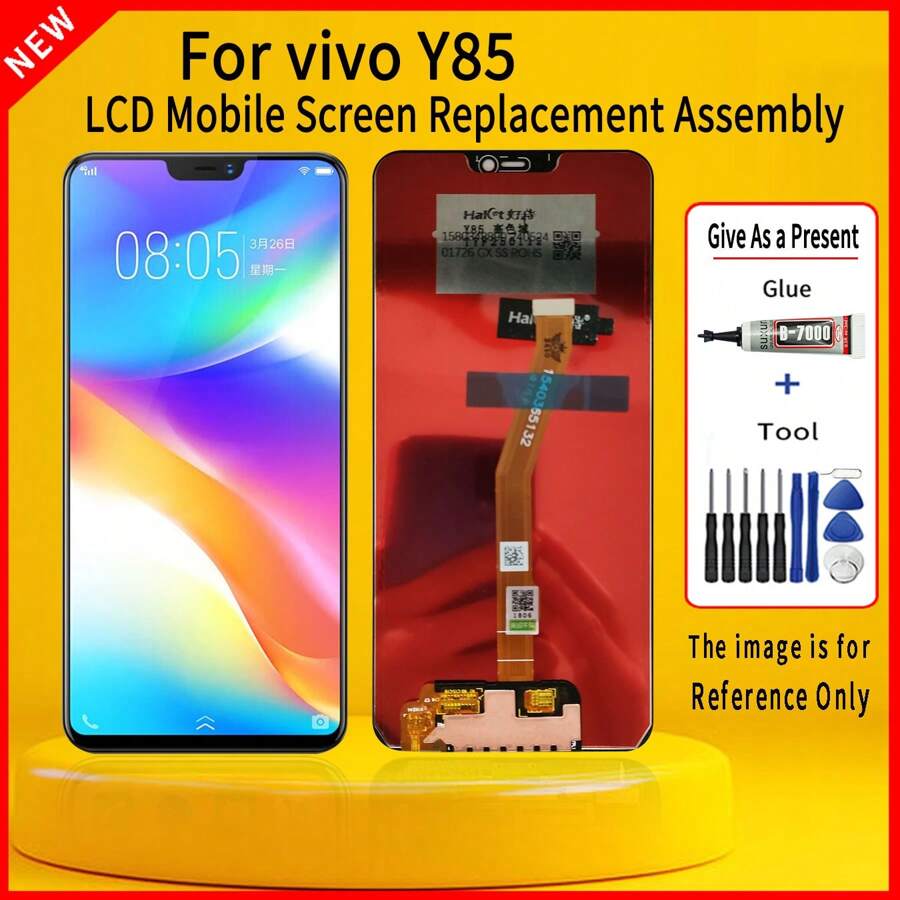 Repuesto de pantalla LCD y touch screen compatible con Vivo Y85, Y85A, Z1, ensamblaje de pantalla de alta definición integrado interna y externamente, accesorio de repuesto para teléfono móvil - Más - Ver 1