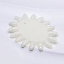 160-Piece Manicure Nail Sheet Oval Nail Mold Color Card Manicure Work Practice Display Board 16-Color Small Oval Color Card Practice Nail Sheet At Home, Nail Salons, Beauty Salons, Weddings, Parties, Birthdays, Friends, Gifts, Chinese New Year, Christmas, Ramadan, Valentine's Day, Holiday Gifts - Orange - View 8