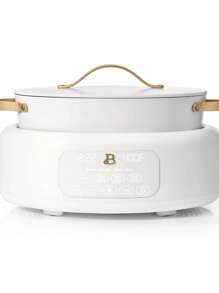 Beautiful 10 In 1 6 Qt Electric Multi-Cooker, White Icing - White - View 5