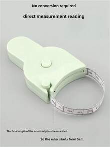 Portable Measurement Soft Ruler Household Cutting Office Tools Process Measurement Ruler Automatic Shrinkage Measurement Tape Ruler PVC Double-Sided Scale Measurement Ruler - Measurements - View 6