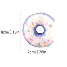 柔软的华夫饼挤压玩具，口袋大小的日常小玩具，可作为办公桌坐立不安的玩具，缓解焦虑和压力，适合家庭互动，是新年、情人节或生日的好礼物 - 彩色 - 查看 4