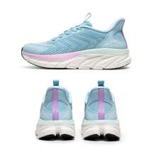 Women's Slip On Walking Shoes Running Comfortable Tennis Breathable Non Slip Athletic Gym Workout Cross Training Sneakers - Màu xanh nhạt - Xem 6