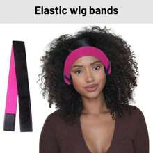 1Pc Lace Melting Bands With Ear Protection Pads Hair Elastic Band For Wigs Headband Edge Laying Scarf Edge Wraps For Fixed Lace Wigs Elastic Headband - Multicolor - View 8