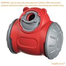 PawPartner Interactive Puzzle Toy For Small And Medium Dogs Provides Mental Stimulation, Slows Down Eating, Fun, Challenging, And Engaging Treat Dispenser For A Healthier Feeding Experience Dog Tumbler Toys Increases Pet IQ Interactive Slow Feeder For Small Medium Dogs Cat Training Balance Car Feeder - Multicolor - View 1