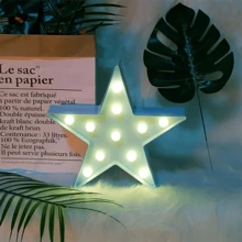 1PC LED Star Cloud Moon Shaped Decorative Night Light, Birthday Party Hanging Decorative Wall Light, Holiday Decoration, Room Decoration (Excluding Battery)