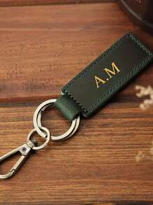[Personalized]Personalized Faux Leather Keychain Stylish Anti-Lost Accessory Custom Engraved Name Perfect Gift For Women Valentine's Day Birthday Dawg,Sequines, Cute,Adorable,Funny,Cuties,Kawaii Custom,Personalized,Unique,Customized Ideal Gifts For Him,Ideal Gifts For Her Boyfriend,Family,Grandparents,Her,Girlfriend,Pets,Friends,Children For Anniversaries,For Graduation,For Housewarming,For Weddings,For Birthdays,School Supplies,Back To School,For Office,For School,For Classroom,For Teacher Gifts,For University,For Colleague,For Dorm Rooms,For Teacher,For Boys And Girls,For Teenagers,Junior High School Students,Middle School Students,High School Senior High School Students,College Students,University Students,Freshman,Sophomore,Underclassmen