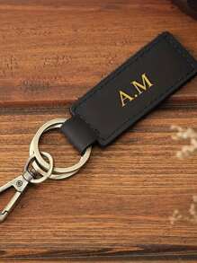 [Personalized]Personalized Faux Leather Keychain Stylish Anti-Lost Accessory Custom Engraved Name Perfect Gift For Women Valentine's Day Birthday Dawg,Sequines, Cute,Adorable,Funny,Cuties,Kawaii Custom,Personalized,Unique,Customized Ideal Gifts For Him,Ideal Gifts For Her Boyfriend,Family,Grandparents,Her,Girlfriend,Pets,Friends,Children For Anniversaries,For Graduation,For Housewarming,For Weddings,For Birthdays,School Supplies,Back To School,For Office,For School,For Classroom,For Teacher Gifts,For University,For Colleague,For Dorm Rooms,For Teacher,For Boys And Girls,For Teenagers,Junior High School Students,Middle School Students,High School Senior High School Students,College Students,University Students,Freshman,Sophomore,Underclassmen