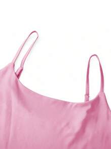 Women's Mini Skater Dress Sleeveless Spaghetti Strap Scoop Neck Flowy Dress Summer Party Dress