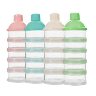 1 Stück 4/5 Lagen Milchpulver/Babynahrung Aufbewahrungsbox, abnehmbares tragbares Design