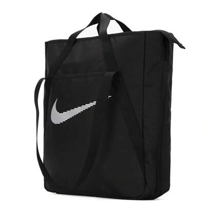 Nike Túi đeo chéo GYM TOTE Unisex, Túi xách tay thông thường, Nhẹ khi đạp xe, Du lịch, Một túi đeo vai DR7217-010
