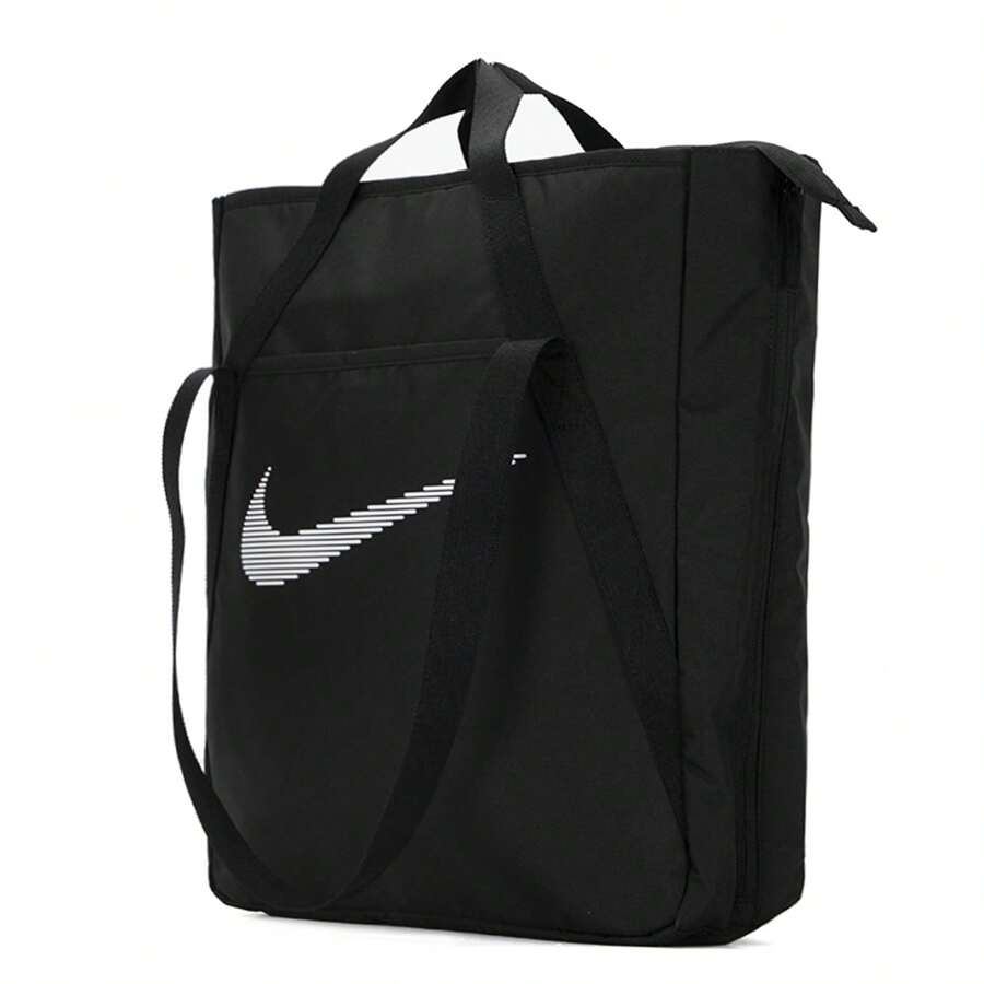 Nike GYM TOTE Unisex Crossbody Bag, Portable Casual Bag, Lightweight For Cycling, Travel, Shoulder Bag DR7217-010 - Black - View 1