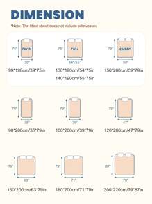 1Pc Solid Color Bed Sheets, Bedding, Fitted Sheet, Mattress Cover, Soft And Comfortable Bedding For Bedroom, Skin-Friendly Bed Cover, Mattress Protector, Simple Style Bed Sheet, For Single/Twin/Full Bed Sizes, Machine Washable, Ideal Easter Gift, For Independence Day Gift, Perfect Holiday Gift,