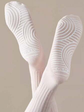 2/4/6 Pairs Non-Slip Pilates Socks For Women, Pilates Grip Socks, Sticky Yoga Socks With Gripping Power