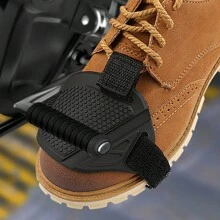 1 pieza Cubierta de zapato para palanca de cambios de motocicleta, Protector de palanca de cambios de motocicleta duradero, Cubierta de zapato antideslizante para protector de palanca de cambios de equipo de conducción, Antideslizante para mayor agarre - 1 pieza - Ver 10
