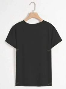 Western Cowboy Vintage Bull Graphic Women Casual Round Neck Short Sleeve T-Shirt