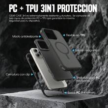 Funda Para Teléfono Celular Gear Case con Magsafe KBOD de Uso Rudo - Negro - Ver 5