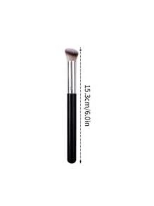 1pc Delicate Non-Caking Concealer Brush, Rounded Blush Brush, London Brush, Portable Face Makeup Brush For Beginners,Foundation Brush,Concealer Brush,Blush Brush,Contour Brush,Blush Brush,Bronzer Brush,Powder Brush,Foundation Brush,Blush Brush - Black - View 7
