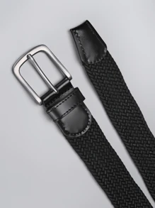 1 休闲弹力编织不锈钢扣带，适用于女士裙子和裤子，时尚多功能弹力装饰带，波西米亚风格腰带夏季、学校秋季、秋季、万圣节 - 彩色 - 查看 9