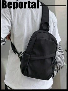 1 件男士时尚休闲多口袋牛津布防水斜挎胸包/背包圣诞节感恩节秋季旅行冬季礼物节日收纳包邮差包单肩包腰包腰带包骑行包腰包圣诞礼物圣诞快乐包男士包腰包斜挎包旅行包单肩包侧包斜挎包男士礼物黑色包度假趣味礼物礼品胸包侧包流浪包腰包节日必备品夏季返校运动生活包包